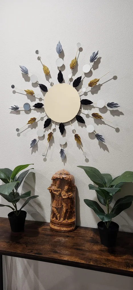 اصنع مرآة ديكور على شكل أشعة الشمس باستخدام فن الأوريجامى