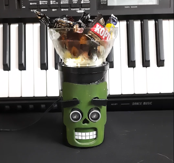 وعاء حلوى مرعب ومذهل