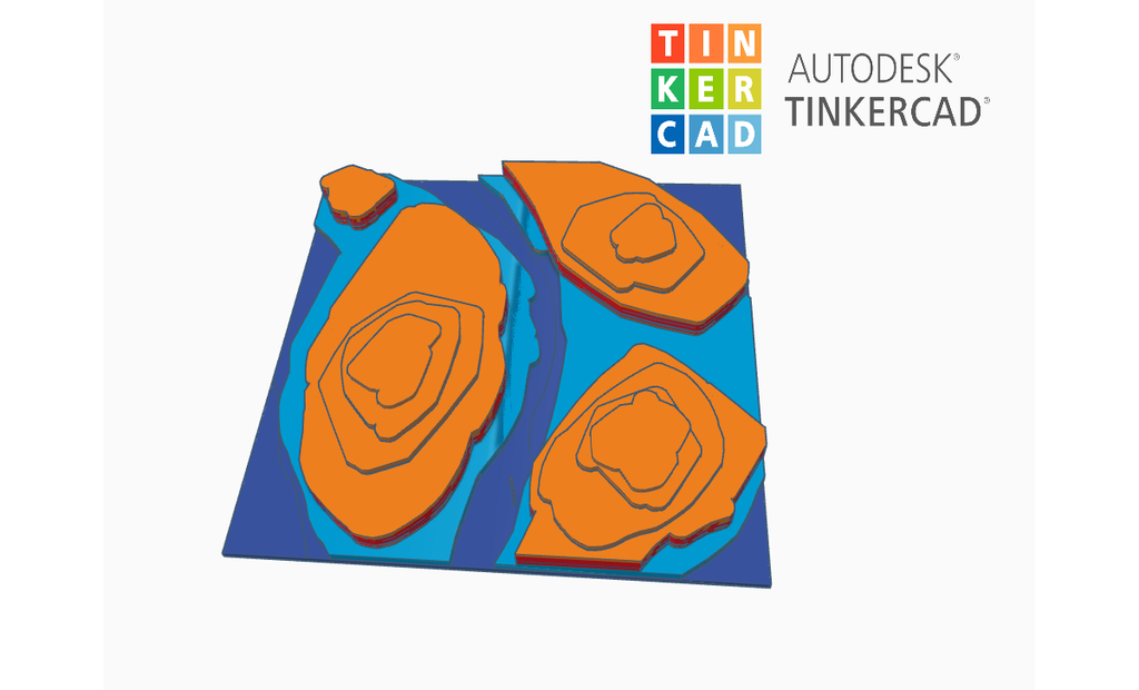 كيفية صنع خريطة كنتورية باستخدام برنامج Tinkercad