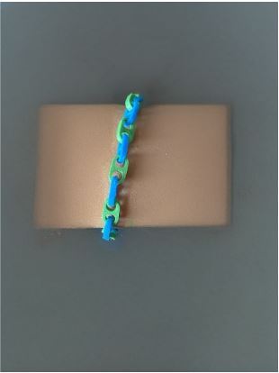 اصنع بنفسك سوار سلسلة مطبوع ثلاثي الأبعاد قابل للتخصيص