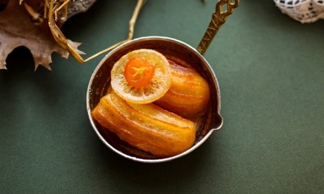 كيفية تحضير وصفة بلح الشام مع كريمة البرتقال