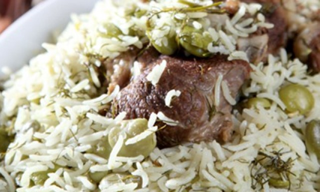 كيفية تحضير طبق الأرز مع اللحم والفول